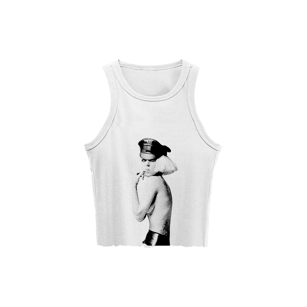 Lightning Red - Inspired By Lady Gaga - Sustainably Made Tank Top