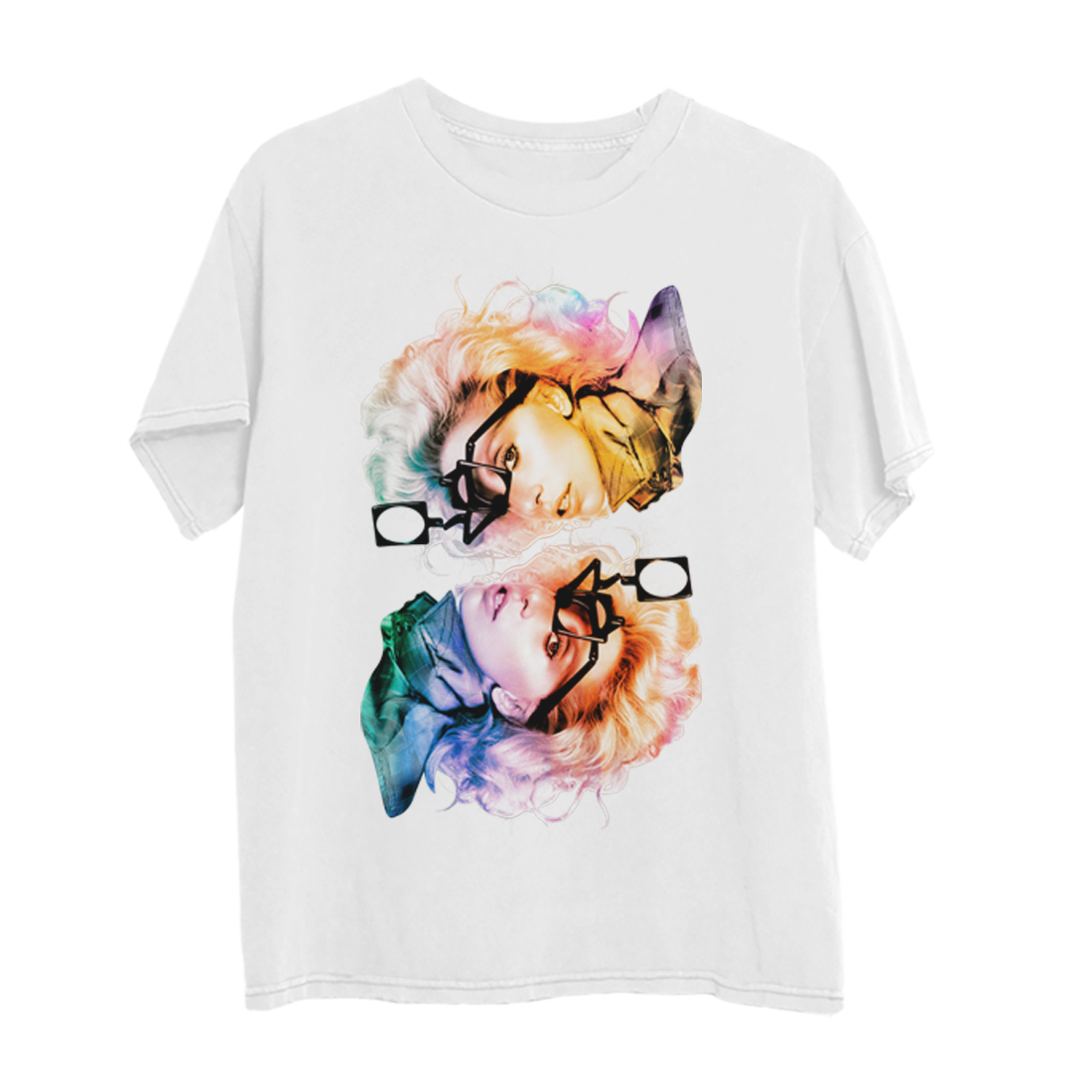 Artpop Rainbow Reflection White T-Shirt - Lady Gaga