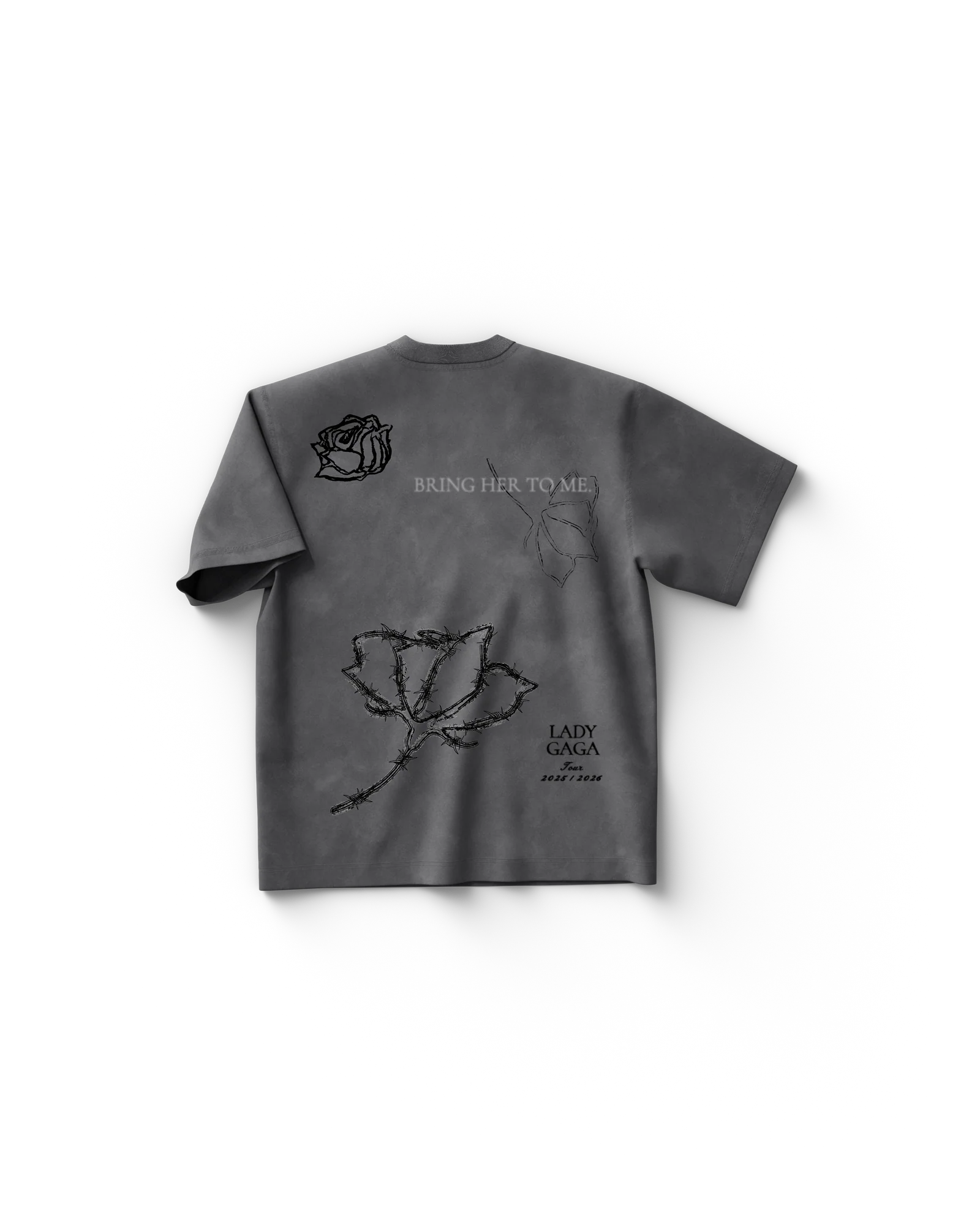 Lady Gaga The Mayhem Ball LadyGaga 2026 MAYHEM ロゴTシャツ