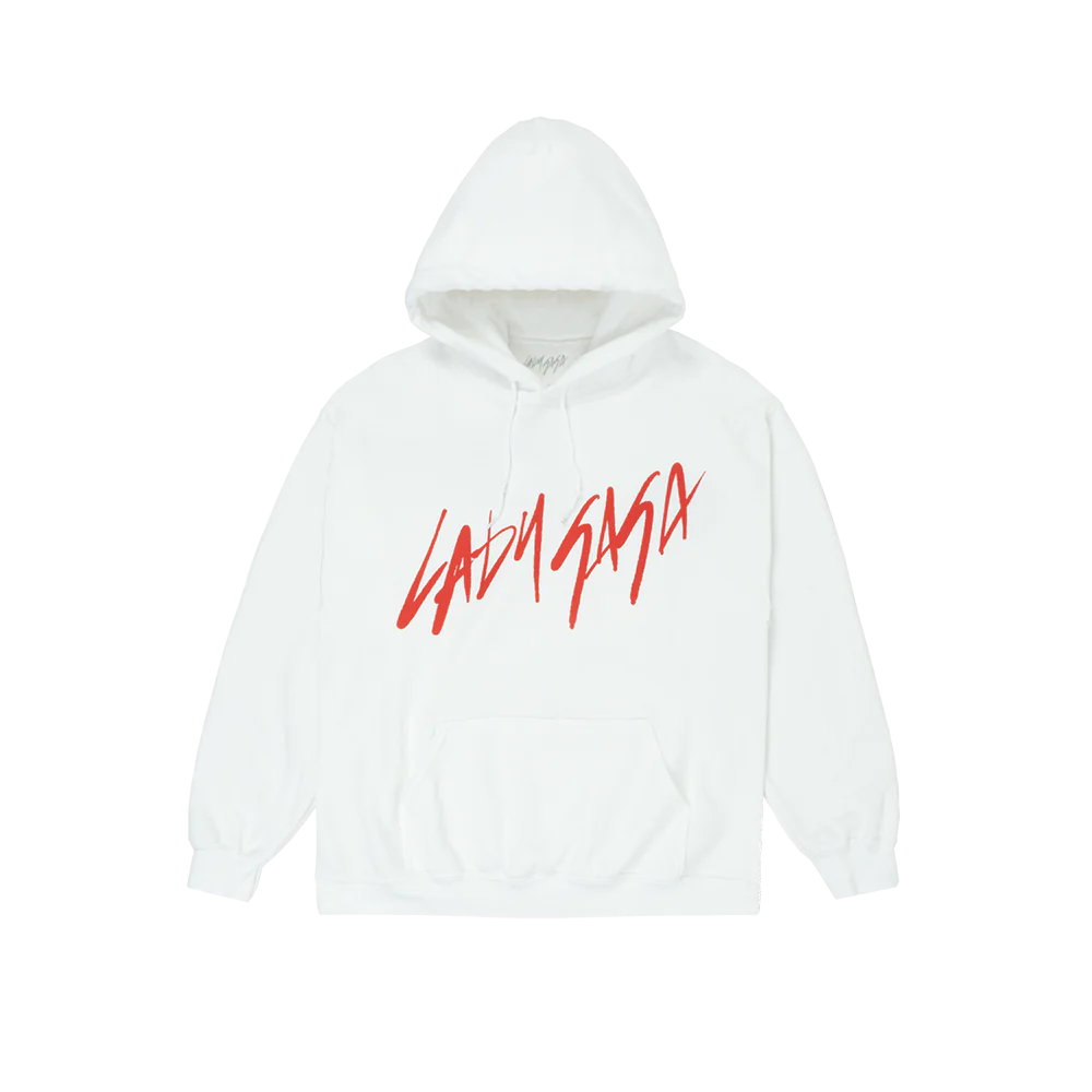Lady Gaga Mayhem Purple Block Printed Zip up Hoodie Track
