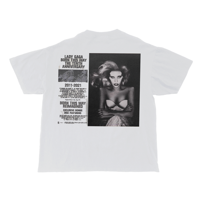 Lady Gaga - The Tenth Anniversary T-Shirt