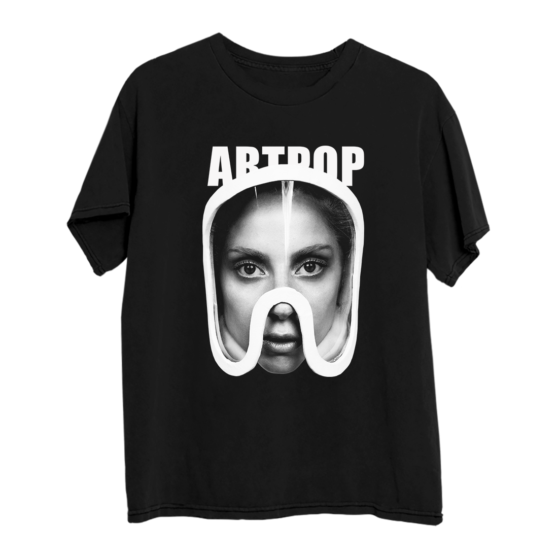 Lady Gaga - Artpop Mask Black T-Shirt