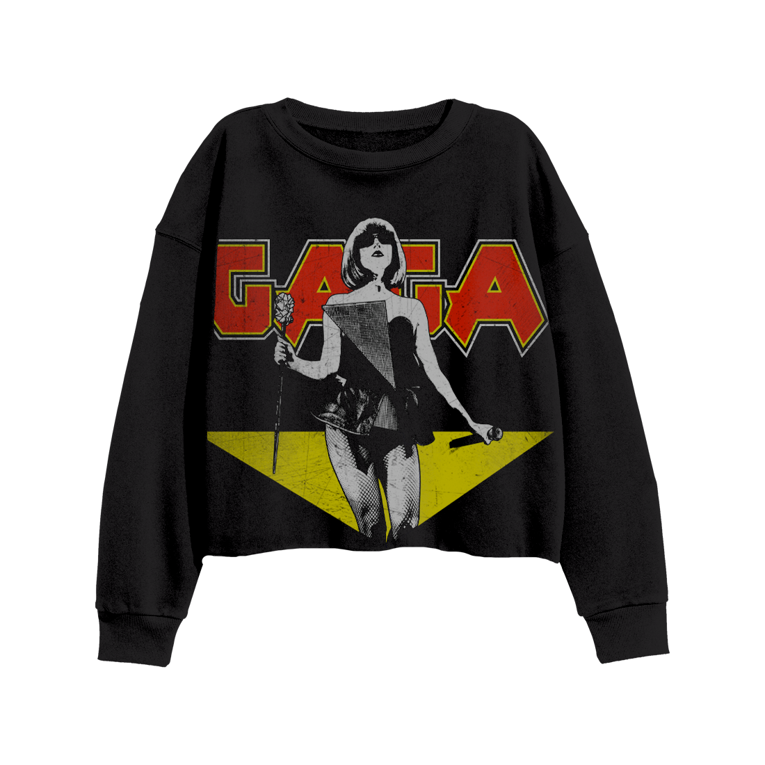 Lady Gaga - Metal Cropped Sweater