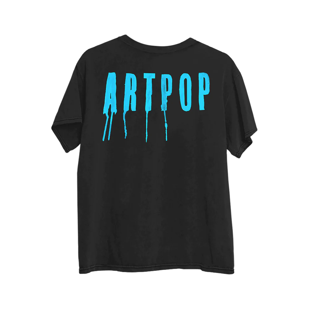 Lady Gaga - Artpop Marker Collage Mask T-Shirt